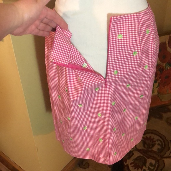 Vintage TALBOTS size 12 P STRETCH Gingham Pink White Plaid
Embroidered LIME NEW - Picture 14 of 15